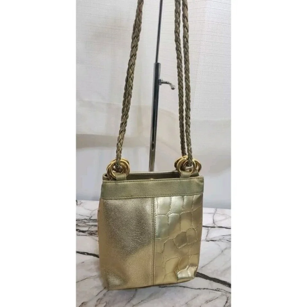 TIANNI Vintage Gold Animal Print‎ Crossbody Bag